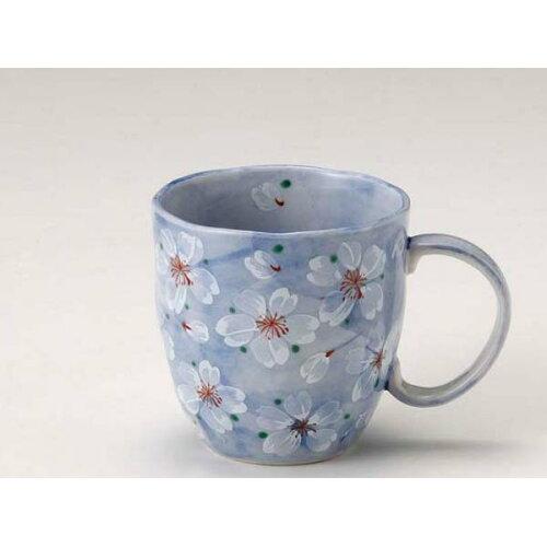 ブルームやよい花マグカップ桜ブルー...