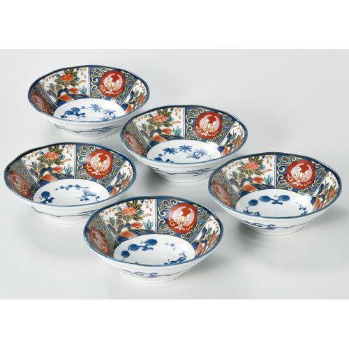 ブルーム 錦彩古伊万里 小鉢揃/14.5×4.5cm/美濃焼/JAPAN (16664)