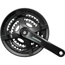 SHIMANO シマノ シマノ(SHIMANO) フロントチェーンホイール(MTB) FC-TY501 48×38×28T 170mm 8S/7S/6S チェーンガード付 ブラック・対応BB 四角軸 122.5mm(D-NL) EFCTY501C888CLB TOURNEY(ターニー)【沖縄・離島への配送不可】