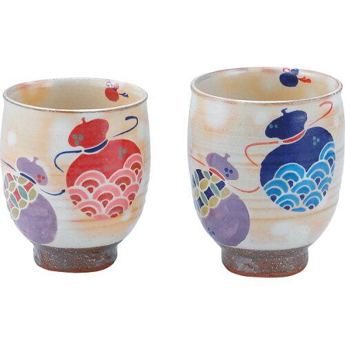 熊谷聡商店 京焼 清水焼 圭司窯 組湯呑 招福六瓢