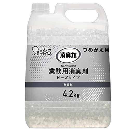 エステー 消臭力 業務用 ビーズタイプ 室内 トイレ用 つめかえ 無香料 特大 4.2kg サニティー 部屋 トイレ 消臭剤 消臭 芳香剤