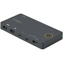 スターテック(STARTECH.COM) StarTech.com 2ポートKVMスイッチ/USB-A + HDMI & USB-Cスイッチャー/4K60Hz HDMI 2.0シングルモニタ対応/デスクトップ&ノートPC切替器/USBバスパワー/Thunderbolt 3互換 SV221HUC4K(2)