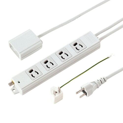 SANWASUPPLY サンワサプライ サンワサプライ 手元スイッチ付き抜け止めタップ TAP-5433MGN2-3(TAP-5433MGN2-3)