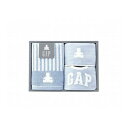 タオル美術館(Towel Museum) ベビーGAPストライプベア ブルー 54-5019200