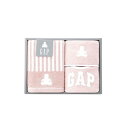 タオル美術館(Towel Museum) ベビーGAPストライプベア ピンク 54-5019200