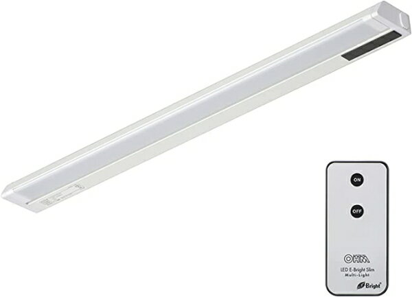 【在庫限即納】OHM オーム電機 LEDイーブライトスリム多目的灯【リモコンタイプ】(昼光色/10W/960 lm/..
