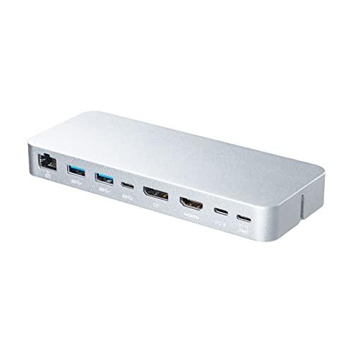 SANWASUPPLY サンワサプライ USB Type-Cドッキングステーション(マグネットタイプ ...