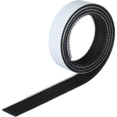 イザワ 3M デュアルロックファスナー 400ステム 黒 25.4mmX1m (SJ3541J25X ...