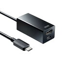 SANWASUPPLY TTvC TTvC USB Type-Cnut HDMIϊA_v^ USB-3TCH34BK(USB-3TCH34BK)