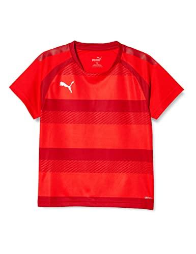 PUMA プーマ TEAMVISION_フープ_ゲームシャツ (705149) [色 : PUMA_RD-CHIL] [サイズ : 140]