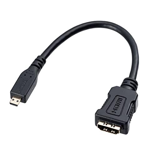 SANWASUPPLY サンワサプライ HDMI変換アダプタ(マイクロHDMI)0.1m AD-HD20MCK