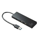 SANWASUPPLY サンワサプライ USB3.1+2.0コンボハブ カードリーダー付き USB-3HC316BKN
