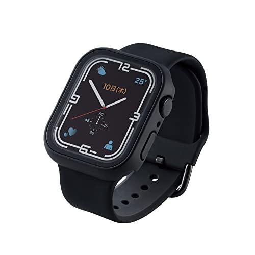 ELECOM エレコム Apple Watch series7 45mm用フルカバーケース プレミアムガラス セラミックコート ブラック / AW-21AFCGCBK ELECOM エレコム Apple Watch series7 45mm用フルカバーケース プレミアムガラス セラミックコート ブラック / AW-21AFCGCBK
