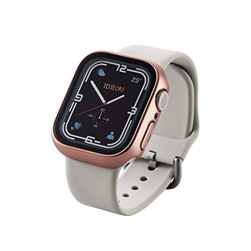 ELECOM エレコム Apple Watch series7 41mm用フルカバーケース プレミアムガラス 高透明 ゴールド / AW-21BFCGGD ELECOM エレコム Apple Watch series7 41mm用フルカバーケース プレミアムガラス 高透明 ゴールド / AW-21BFCGGD