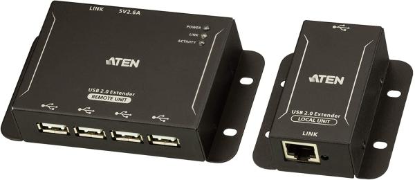 ATEN 4ポートUSB2.0 Cat5 エクステンダー(最大50m延長) UCE3250