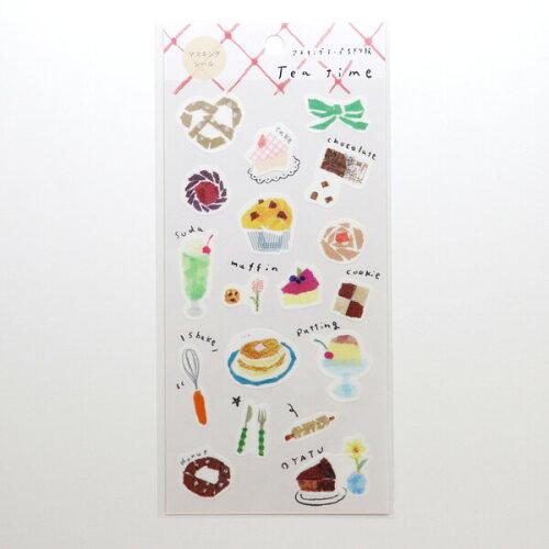 カミイソ産商 田村美紀 マスキングシール Tea time (J-236)【入数:10】