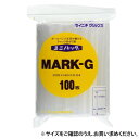 セイニチ チャック付ポリエチレン袋 ユニパック マーク0.04タイプ MARK-G 100枚 (1648004)