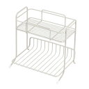 リバティーコーポレーション シンク下 シンクまわり ワイヤー 調味料ラック 2段ワームグレー LD-262 Style Storage