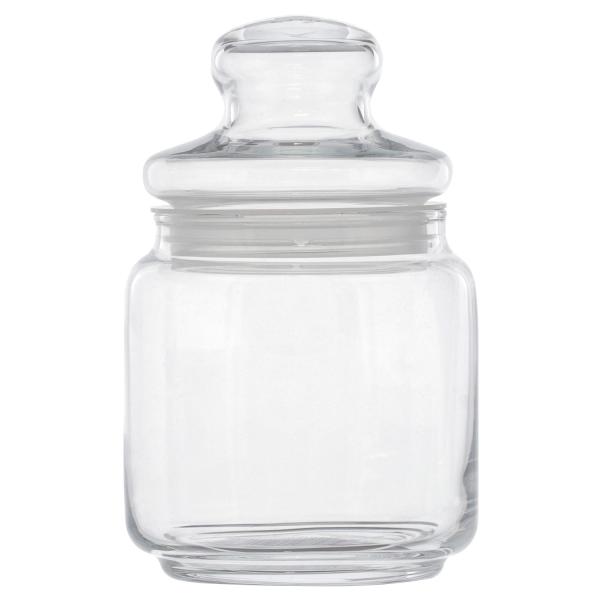 中山福 ベストコ ガラス 瓶 保存容器 ピュアジャー クラブ 0.5L ND-5764 Luminarc