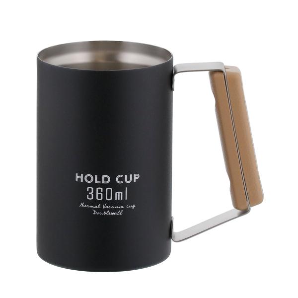 Rakuten - ベストコ 缶ホルダー タンブラー 保冷 ジョッキ ビール 360ml ブラック NQ-0006 HOLD CUP パール金属