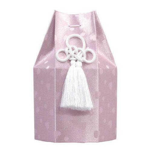 東京ローソク製造 【ペット骨壷・分骨壺】六角袋 ハートピンク 2.5寸 (60353)