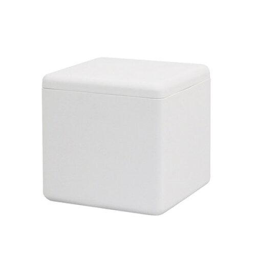 東京ローソク製造 【骨壷・分骨壺】珪藻土骨壺 四角ホワイト 5寸 (60597)