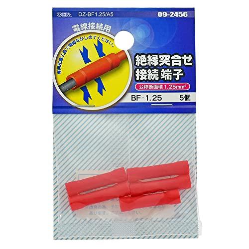 Other - OHM オーム電機 絶縁突き合せ接続端子(BF-1.25/5個入り) DZ-BF1.25/A5
