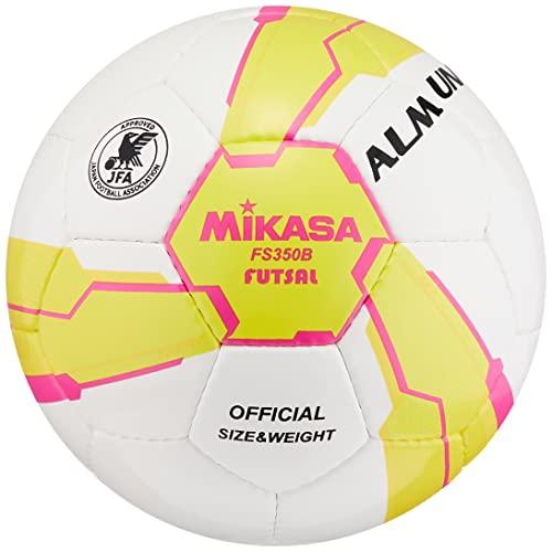 ミカサ(MIKASA)フットサルボール 3号手縫い検定球 イエロー/ピンク FS350B-YP 推奨内圧0.41～0.61kgf/?