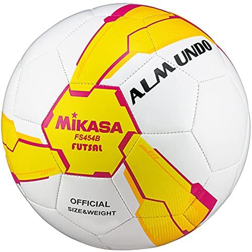 ミカサ(MIKASA)フットサルボール 4号一般・大学・高校・中学校レジャー用 イエロー/ピンク FS454B-YP 推奨内圧0.400～0.600kgf/?