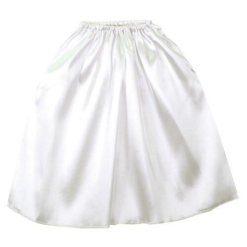 ARTEC ソフトサテンマント・スカート ストレート 白