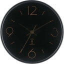FUJIBOEKI 不二貿易 電波掛時計 アリオス Φ25 ブラック EG6910BRCYP246 ブラック 品番:28193