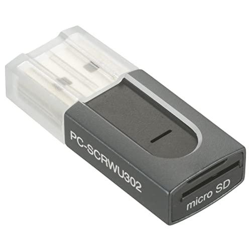 OHM ŵ USB Type-Aͥ³microSDĶɥ꡼(USB3.2Gen1/4.5g/졼) PC-SCRWU302-H