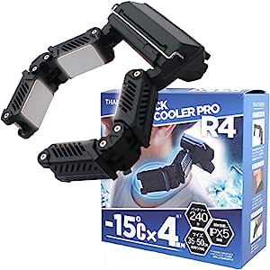 【在庫限即納】サンコー(Thanko) サンコー ネッククーラーPro R4 (TKPNC22BK 3442)