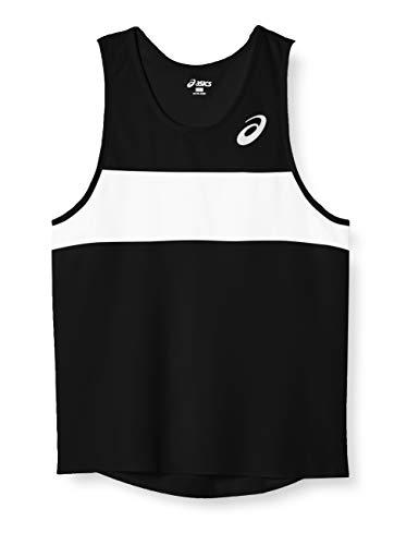 ASICS アシックス APGA3M’Sランニングシャツ XT1039 ブラツク(90) サイズ:XL ASICS アシックス APGA3M’Sランニングシャツ XT1039 ブラツク(90) サイズ:XL