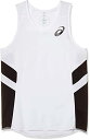 ASICS アシックス APGA3 Jr.ランニングシャツ 2094A001 BホワイトxBK(100) サイズ:150