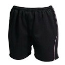 ウンドウ(Wundou) ウィメンズバレーボールパンツ P−1690 黒xLピンク(89) サイズ:M