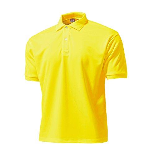 ウンドウ(Wundou) タフドライポロシャツ　P−115J　イエロー（21）　サイズ：120