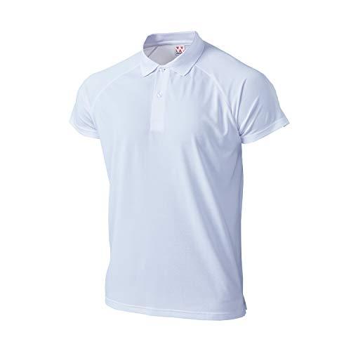 ウンドウ(Wundou) 超軽量ドライラグランポロシャツ　P−1005　ホワイト（00）　サイズ：XL