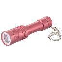OHM オーム電機 LEDミニライト(保護等級IP66防水/単4形x1本使用/18 lm/連続使用11.5h/ランタン機能付/レッド) LH-MY41-R2