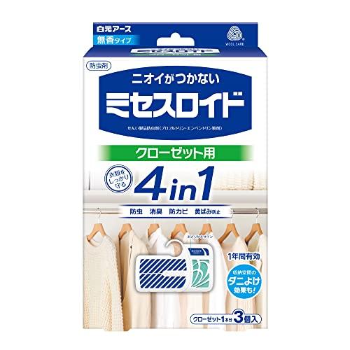 Other - 白元アース ミセスロイド クローゼット用 1年防虫 1パック(3個)【12544-0】