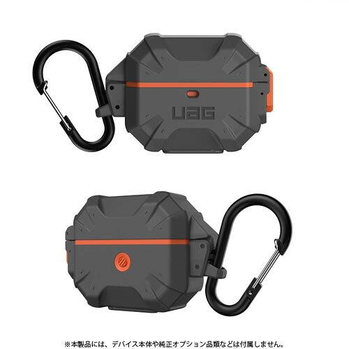 プリンストン UAG社製 PATHFINDER Apple AirPods 第3世代用 (シルバー/オレンジ)(UAG-AP3PF-SV/OR)