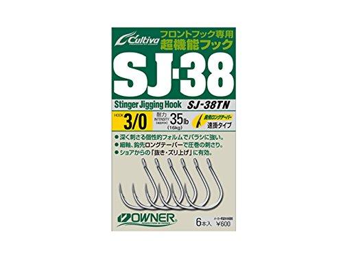 オーナーばり 【OWNER】SJ38TNジギングフック 1/0