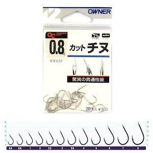 オーナー カット白チヌ 0.8