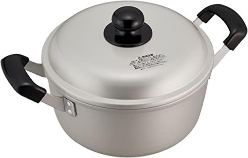 北陸アルミニウム(Hokuriku Alumi) アルマイト　シルビー　両手鍋20cm【ALYA002】