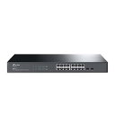 TP-LINK TP-Link JetStream 16ポート ギガビットスマートスイッチ (2 SFPスロット搭載)TL-SG2218(UN)