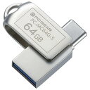 OHM オーム電機 オーム電機 PCGEAR_USBメモリー 64GB TypeC&TypeA対応 PC-MC64G-S 01-0064 OHM(2)