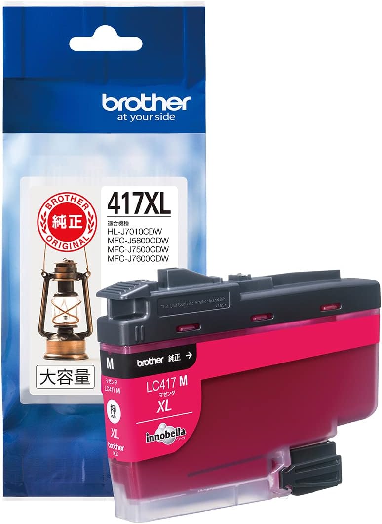 BROTHER ֥饶 ֥饶䥤󥯥ȥåޥ()LC417XLM б:MFC-J7500CDWMFC-J5800CDW ¾(LC417XLM)