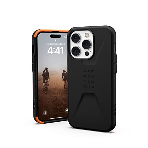 URBAN ARMOR GEAR iPhone 14 Pro (6.1) 2022Ή ϏՌP[X CIVILIAN ubN y{K㗝Xiz UAG-IPH22MB-C-BK