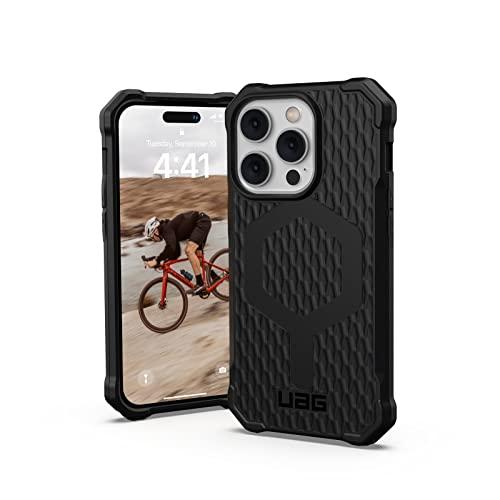 URBAN ARMOR GEAR iPhone 14 Pro (6.1) 2022Ή ϏՌP[X MagSafeΉ ESSENTIAL ARMOR ubN y{K㗝Xiz UAG-IPH22MB-EMS-BK