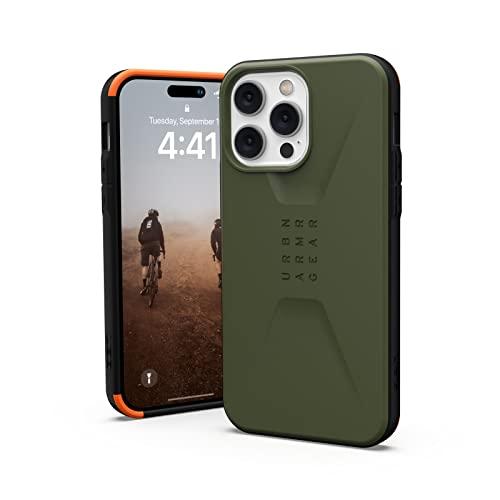 URBAN ARMOR GEAR iPhone 14 Pro Max (6.7) 2022Ή ϏՌP[X CIVILIAN I[u y{K㗝Xiz UAG-IPH22LB-C-OL